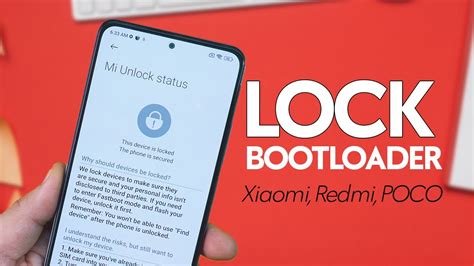 lock bootloader|More.